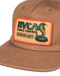 RVCA Snake Control Snapback Hat for Men