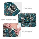 Raccoon Print High Waist Leggings with Pockets