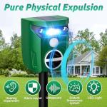 Solar-Powered Ultrasonic Animal Repellent – 2 Pack