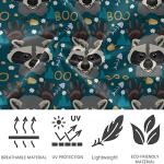 Raccoon Print High Waist Leggings with Pockets