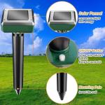 8-Pack Solar Sonic Mole and Gopher Repellent Spikes