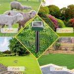 8-Pack Solar Sonic Mole and Gopher Repellent Spikes