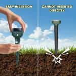 Solar-Powered Ultrasonic Mole and Wildlife Repellent