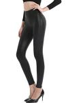 High Waisted Faux Leather Leggings for Women
