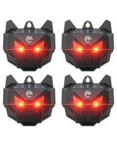 Solar-Powered Raccoon Repellent with Flashing Lights