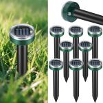 Solar Ultrasonic Mole Repellent for Lawns and Gardens