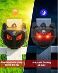 Solar-Powered Raccoon Repellent with Flashing Lights