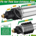 Qualirey Pest Control Exhaust Pipe Attachment for Rodents