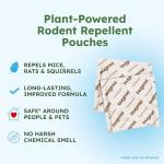 BugMD Vamoose! Natural Peppermint Mouse Repellent Pouches