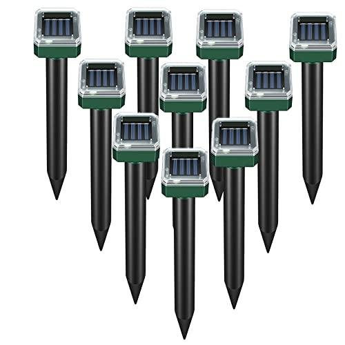 10-Pack Sonic Solar Mole Repellent Spikes
