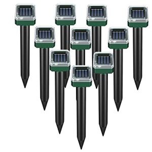 10-Pack Sonic Solar Mole Repellent Spikes