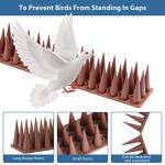 20 Pack Bird Deterrent Spikes for Outdoor Use