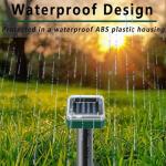 10-Pack Sonic Solar Mole Repellent Spikes