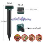 10-Pack Sonic Solar Mole Repellent Spikes