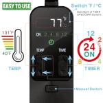 PID Heat Mat Thermostat for Reptiles and Plants
