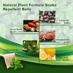Snake Repellent for Yard Powerful, Snake Deterrent, Snake Away Repellent for Outdoors, Natural Safe for Children and Pets, Snake Deterrent for Yard, Effectively Snake Repellant Garden and Home - 10P