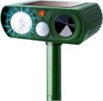 Solar-Powered Ultrasonic Animal Repellent with Motion Sensor