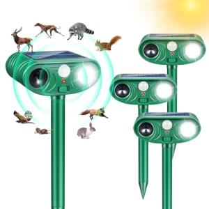 Solar Animal Repellent Devices for Garden Protection