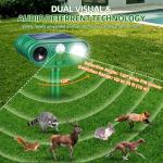 Solar Animal Repellent Devices for Garden Protection
