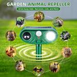 Solar Animal Repellent Devices for Garden Protection