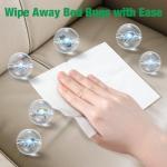 30 Pack Extra Thick Bed Bug Repellent Wipes, Natural Plant Ingredient, Travel Size & Individually Wrapped, Pest Control Wipes for Mattress, Furniture, Luggage, Car Seat & Home Use, Hotels, Theaters