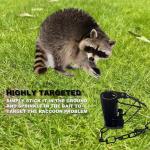 Live Animal Spring Trap Dog Proof Raccoon Coon Rabbit Bobcat Traps Foot Hunting Snare Easy to Use Reusable Dark Heavy Duty Trap for Outdoor Farm Yard Garden