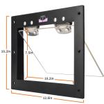 Artowell Raccoon One Way Eviction Door - Raccoon Trap Contactless Excluder for Outdoor Spaces Like Attics, Chimneys & Under Decks. Fast Results, Easy DIY Installation Large