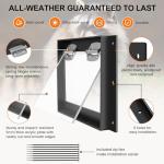 Artowell Raccoon One Way Eviction Door - Raccoon Trap Contactless Excluder for Outdoor Spaces Like Attics, Chimneys & Under Decks. Fast Results, Easy DIY Installation Large