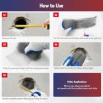 [Upgrade 4in1] Steel Wool Mice Control,Wire Mesh Hole Filler Gap Rodent Control Fill Fabric,Dual-Layer Protection for Mouse,Weep Hole Covers,3 Pack Steel Wool 1#&1 Pack Stainless Mesh Kit with Tools