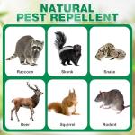 12 Pack Natural Skunk Pouches, Skunk Raccoon Repellent Pouches for Outdoor Yard Garden House | Long-Lasting Protection | Safe for Dogs and Children