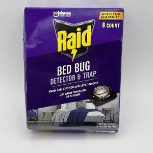 Raid Bed Bug Detector & Trap, 8 ct