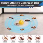 Cockroach Gel Bait Set, 4 Tubes x 30g,4 Plungers and 4 Tips, Targeted Roach Control Gel for German Common Cockroach Species, Indoor & Outdoor Application for Kitchen, Bathroom and Hidden Areas