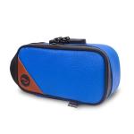 Skunk Sidekick Smell Proof Case w/Combo Lock - SK9 Premium odorless Technology (Navy Blue Leather w/Brown)