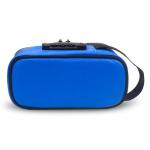 Skunk Sidekick Smell Proof Case w/Combo Lock - SK9 Premium odorless Technology (Navy Blue Leather w/Brown)