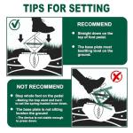 Upgraded Mole Trap Scissor, Mole Traps for Lawns That Kill Best, Easy Step Setup