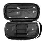 Skunk Sidekick Smell Proof Case w/Combo Lock - SK9 Premium odorless Technology (Navy Blue Leather w/Brown)