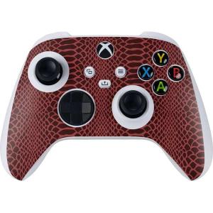 Skinit Decal Gaming Skin Compatible with Xbox Series S Controller - Marsala Snake Skin Design