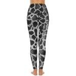 Snake Pattern Women's High Waist Tummy Control Yoga Pants with Pockets Workout Leggings for Women Running Pants Perfect Body Shaping Leggings