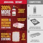 Catchmaster Ant Bait with Reusable Stations - 50 Uses