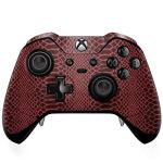 Skinit Decal Gaming Skin Compatible with Xbox One Elite Controller - Officially Licensed Skinit Originally Designed Marsala Snake Skin Design