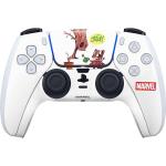 Skinit Decal Gaming Skin Compatible with PS5 Controller - Officially Licensed Marvel Rocket Raccoon and Groot Tall Tails Design