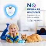 6 Packs Ultrasonic Pest Control Repeller, Electronic Pest Repellent Plug in Indoor for Insect Roaches Spider Ant Bug Mosquito Rat Mouse Repellent for House Home Kitchen Garage