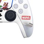 Skinit Decal Gaming Skin Compatible with PS5 Controller - Officially Licensed Marvel Rocket Raccoon and Groot Tall Tails Design
