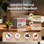 Mouse Repellent 36 Balls, Peppermint Rodent Repellent for Indoor & Outdoor Use, Long-Lasting Safe Mice Deterrent, Natural Effective Moth Balls for Rodent Control for Home, Car & Garden