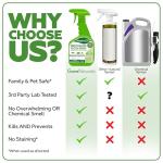 GoneNaturally Bed Bug Spray – Scentless Natural Bed Bug Killer for Home & Mattress, Kills Bed Bugs, Nymphs & Eggs on Contact – Non-Staining, Kid & Pet Safe – Flea, Tick & Dust Mite Control, 16 oz