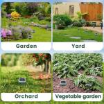 Mole Repellent Solar Powered, Ultrasonic Repeller, Waterproof Sonic Spikes Gopher Vole Groundhog Snake Chipmunk Mole Deterrent Get Rid of Moles in Your Yard (4pack)