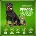 GoneNaturally Bed Bug Spray – Scentless Natural Bed Bug Killer for Home & Mattress, Kills Bed Bugs, Nymphs & Eggs on Contact – Non-Staining, Kid & Pet Safe – Flea, Tick & Dust Mite Control, 16 oz