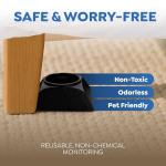 Riddy Bed Bug Detection Kit, Bed Bug Trap and Lure for Early Detection and Monitoring, Safe for Mattress, for Home or Travel, 4 Pack (Includes 4 Traps and 4 Lures)