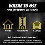 Ortho Orthene Ant Killer Ant Bait, Indoor Ant Killer, Kills The Queen and The Colony, 12 Stations