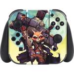 Skinit Decal Gaming Skin Compatible with Nintendo Switch (2017-2021) Joy-Con Controller - Officially Licensed Marvel Rocket Raccoon Armored Arsenal Design